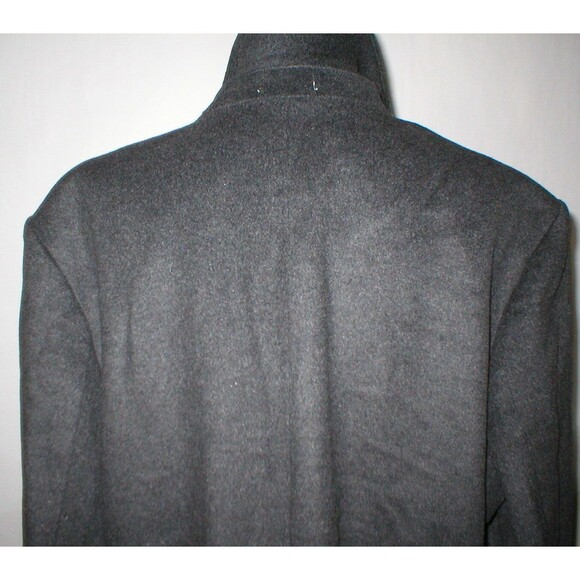 New NWT 46L 46 Long L Mens Over Coat Michael Kors Wool Cashmere Dark Gray Heathe - Picture 9 of 12